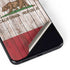 California Flag Dark Wood Galaxy S22 Plus Skin